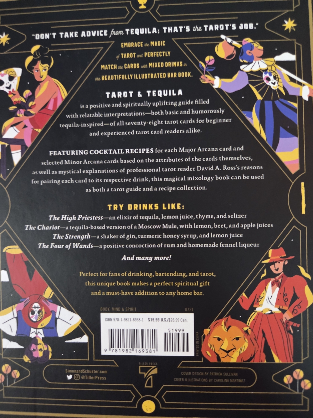 Tarot & Tequila Book and The Ultimate Tarot Coloring Book - Black & Gold Accents - Picture 5 of 9